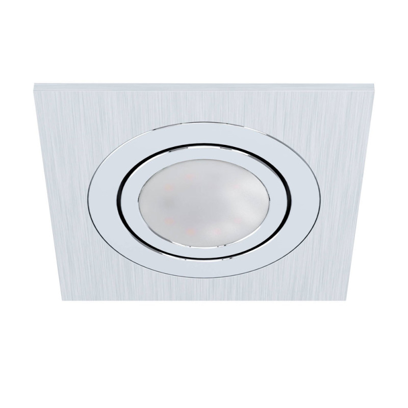 Spot encastrable LED Areitio aluminium rayé GU10 5 W EGLO