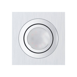 Spot encastrable LED Areitio aluminium rayé GU10 5 W EGLO