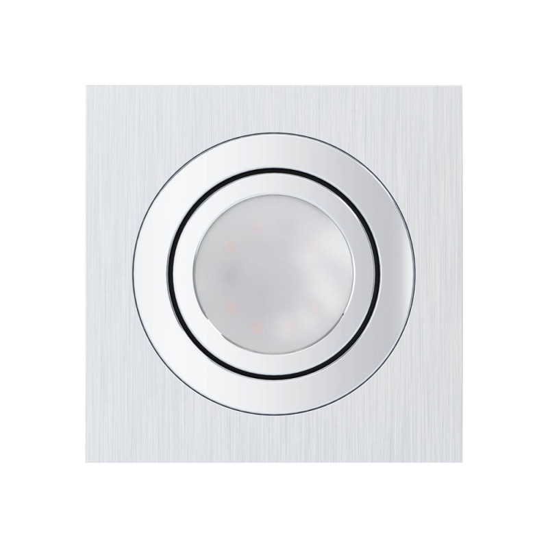 Spot encastrable LED Areitio aluminium rayé GU10 5 W EGLO