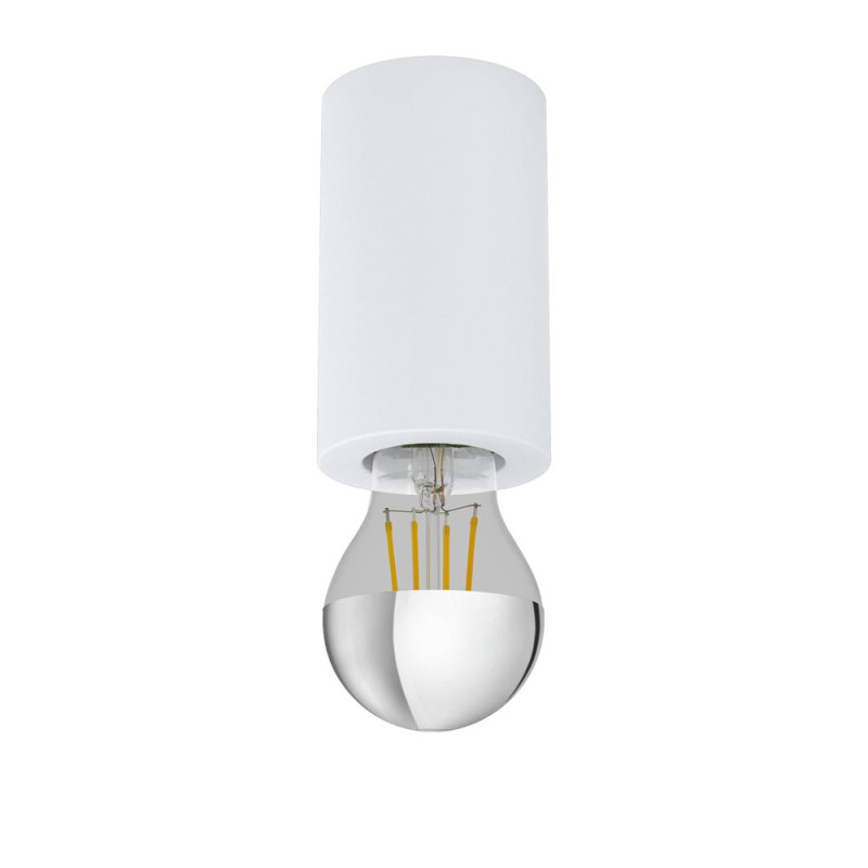 Plafonnier Saluzzo blanc Ø 6,5 cm E27 40 W EGLO