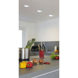 Spot encastrable LED Peneto chrome Ø 8,7 cm 4,6 W EGLO Spot encastrable LED Peneto chrome Ø 8,7 cm 4,6 W EGLO