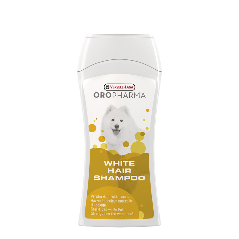 Shampooing spécial pelage blanc Oropharma pour chien 0,25 L