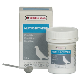 Poudre antiglairol Mucus Powder Oropharma pour pigeon 0,03 kg