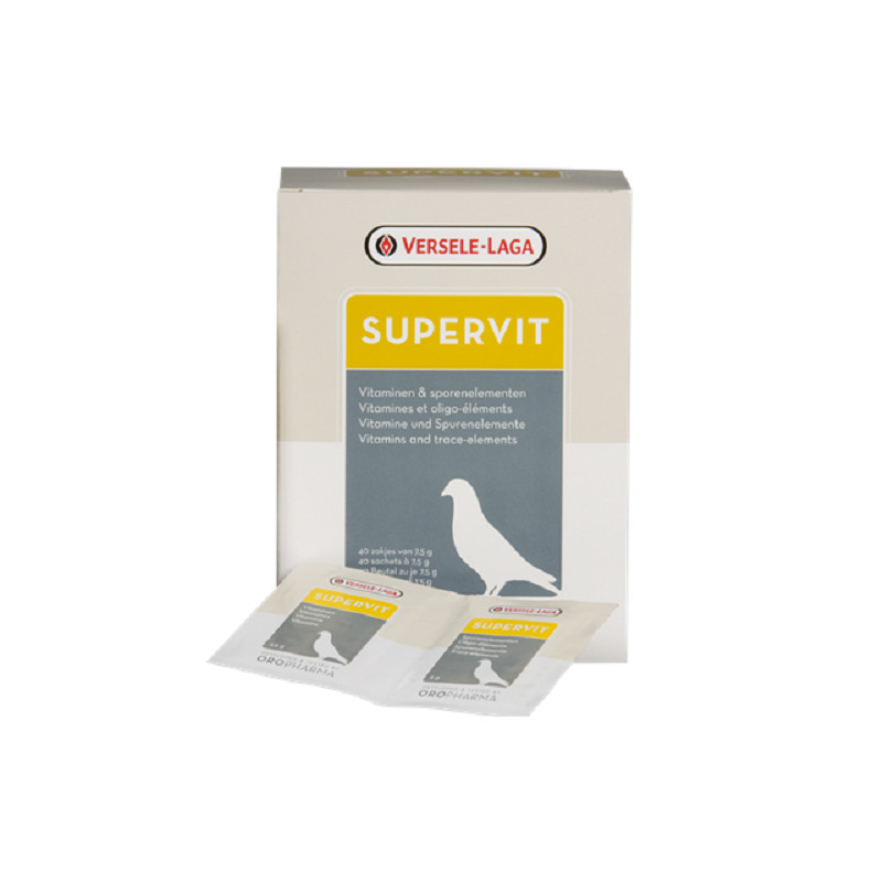 Complexe de vitamines et oligo-éléments Supervit Oropharma pour pigeon 40 pièces