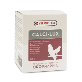 Source de calcium hydrosoluble Calci-Lux Oropharma pour oiseau 0,15 kg