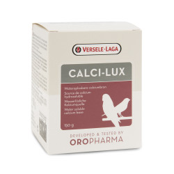 Source de calcium hydrosoluble Calci-Lux Oropharma pour oiseau 0,15 kg