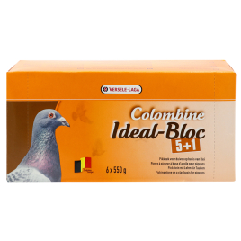 Pierre à picorer Ideal-Bloc Colombine pour pigeon 5 pièces + 1 pièce gratuite