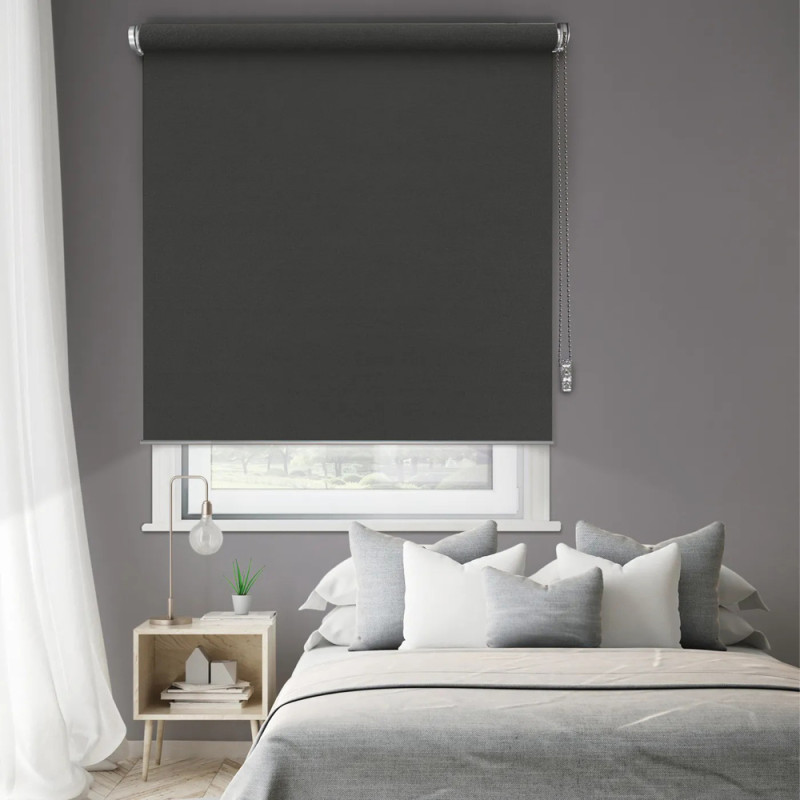 Store enrouleur occultant Must anthracite 70 x 250 cm MADECO Store enrouleur occultant Must anthracite 70 x 250 cm MADECO