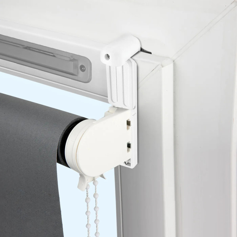 Support de fenêtre en PVC pour store blanc 2 pièces MADECO