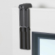 Support de fenêtre en PVC pour store anthracite 2 pièces MADECO