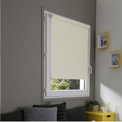 Store enrouleur occultant Easy écru 52 x 170 cm MADECO