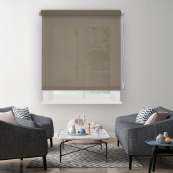 Store enrouleur tamisant Easy taupe 42 x 170 cm MADECO Store enrouleur tamisant Easy taupe 42 x 170 cm MADECO