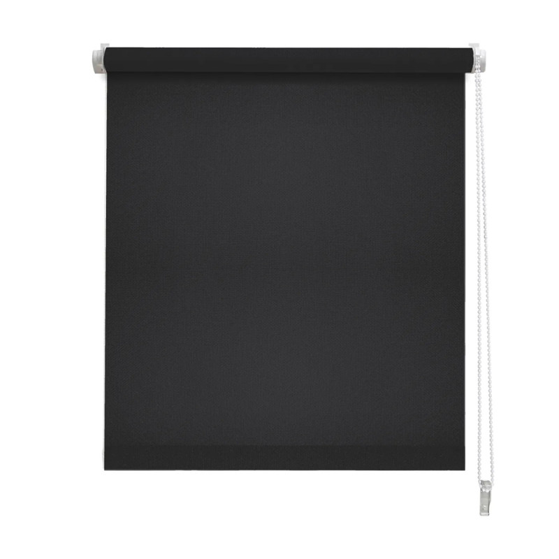 Store enrouleur occultant Easy noir 42 x 170 cm MADECO