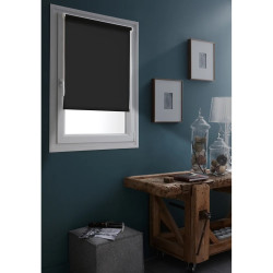 Store enrouleur occultant Easy noir 52 x 170 cm MADECO Store enrouleur occultant Easy noir 52 x 170 cm MADECO