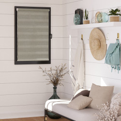 Store sur rail jour/nuit tamisant Easy taupe 71 x 250 cm MADECO Store sur rail jour/nuit tamisant Easy taupe 71 x 250 cm MADECO