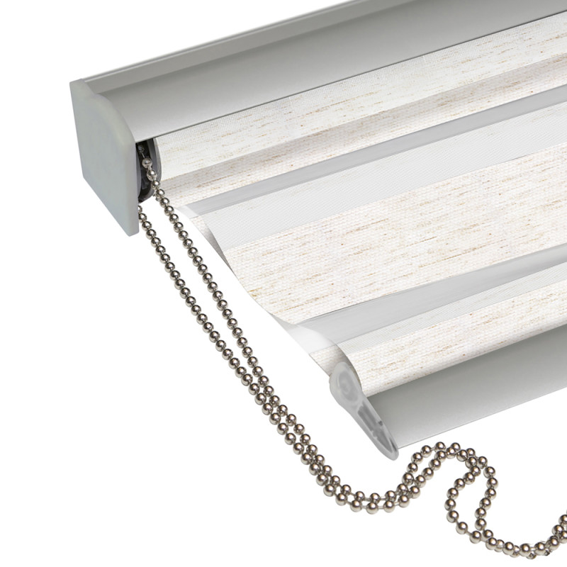 Store enrouleur jour/nuit Alutech lin 100 x 250 cm MADECO Store enrouleur jour/nuit Alutech lin 100 x 250 cm MADECO