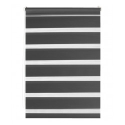 Store enrouleur jour/nuit tamisant Easy anthracite 92 x 190 cm MADECO