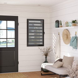 Store sur rail jour/nuit tamisant Easy anthracite 116 x 250 cm MADECO Store sur rail jour/nuit tamisant Easy anthracite 116 x 250 cm MADECO
