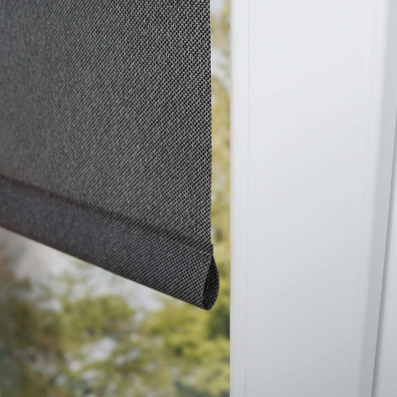 Store enrouleur tamisant Ancona anthracite 150 x 190 cm MADECO Store enrouleur tamisant Ancona anthracite 150 x 190 cm MADECO