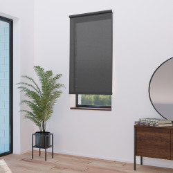 Store enrouleur tamisant Ancona anthracite 150 x 190 cm MADECO Store enrouleur tamisant Ancona anthracite 150 x 190 cm MADECO