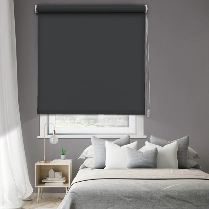 Store enrouleur occultant anthracite 70 x 190 cm MADECO Store enrouleur occultant anthracite 70 x 190 cm MADECO