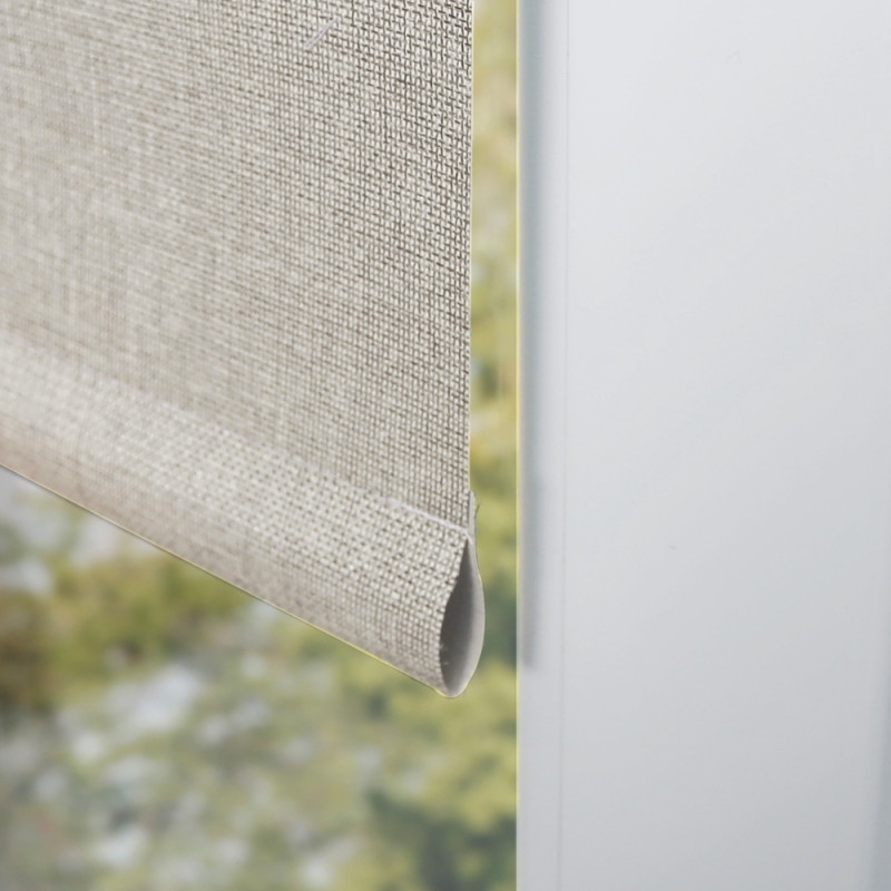 Store enrouleur occultant Ancona beige 90 x 190 cm MADECO Store enrouleur occultant Ancona beige 90 x 190 cm MADECO