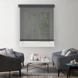 Store enrouleur tamisant Screen anthracite 60 x 190 cm MADECO Store enrouleur tamisant Screen anthracite 60 x 190 cm MADECO