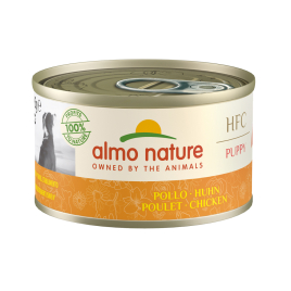 Boîte de pâtée pour chiot Almo Nature Poulet 95 g