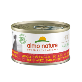 Boîte de pâtée pour chien Almo Nature Boeuf et Jambon 95 g