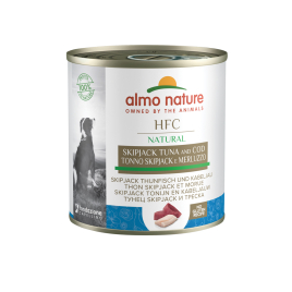 Boîte de pâtée pour chien Almo Nature Thon listao et Morue 290 g
