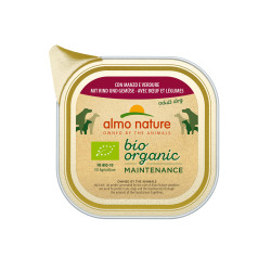 Pâtée Boeuf & Légumes Bio Chien 100g – Nutrition Saine | ALMO NATURE