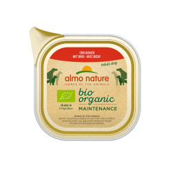 Barquette de pâtée pour chien Almo Nature Bio Boeuf 100 g