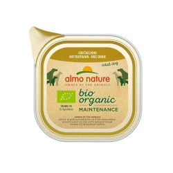 Barquette de pâtée pour chien Almo Nature Bio Dinde 100 g