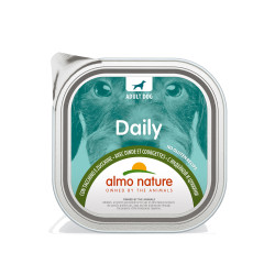 Barquette de pâtée pour chien Daily Almo Nature Dinde et Courgettes 300 g