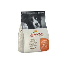 Sac de croquettes pour chien Medium et Large Almo Nature Saumon et Riz 2 kg