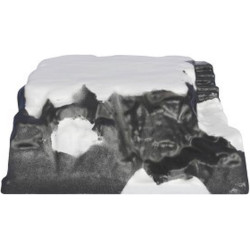 Base village Noël montagneux 25x22cm – Ambiance féerique