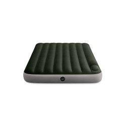 Matelas gonflable Twin Dura Beam Classic Downy avec gonfleur intégré 137 x 191 x 25 cm INTEX