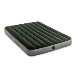 Matelas gonflable Twin Dura Beam Classic Downy avec gonfleur intégré 137 x 191 x 25 cm INTEX