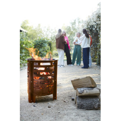 Brasero Jules Corten Ø 43 x 56 cm | BARBECOOK