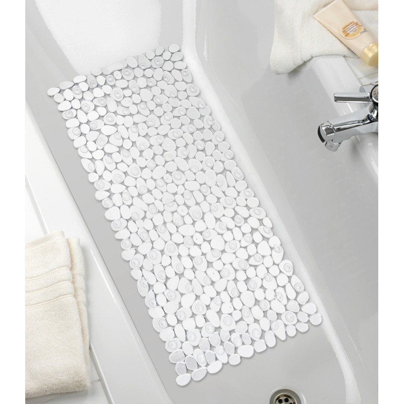 Tapis de baignoire antidérapant Paradise transparent 71 x 36 cm WENKO Tapis de baignoire antidérapant Paradise transparent 71 x 36 cm WENKO