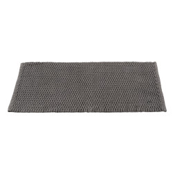 Tapis de salle de bain Mona gris foncé 80 x 50 cm WENKO