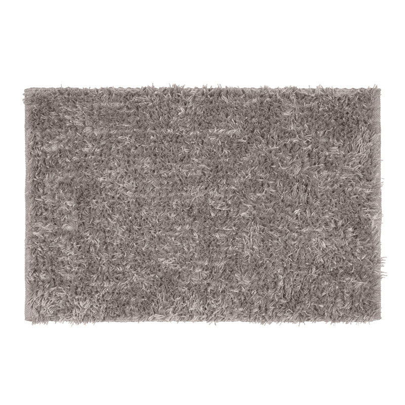 Tapis de salle de bain Lanas taupe 90 x 60 cm WENKO