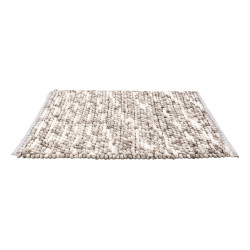 Tapis de salle de bain Urdu taupe 65 x 55 cm WENKO