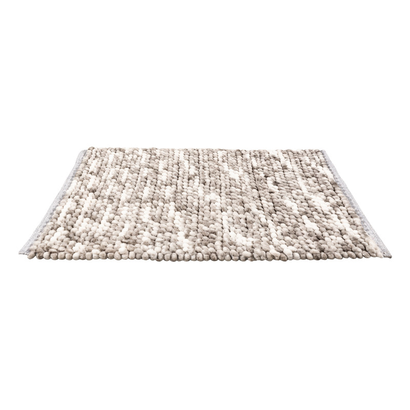 Tapis de salle de bain Urdu taupe 65 x 55 cm WENKO