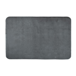 Tapis de salle de bain Saravan anthracite 80 x 50 cm WENKO