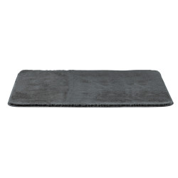 Tapis de salle de bain Saravan anthracite 80 x 50 cm WENKO
