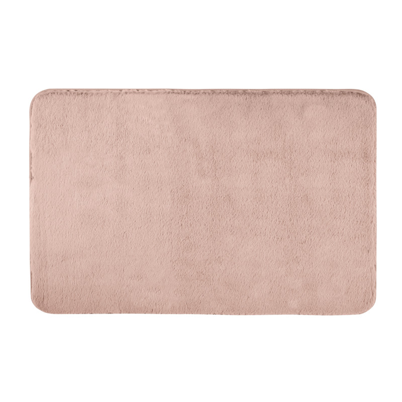 Tapis de salle de bain Saravan rose 80 x 50 cm WENKO