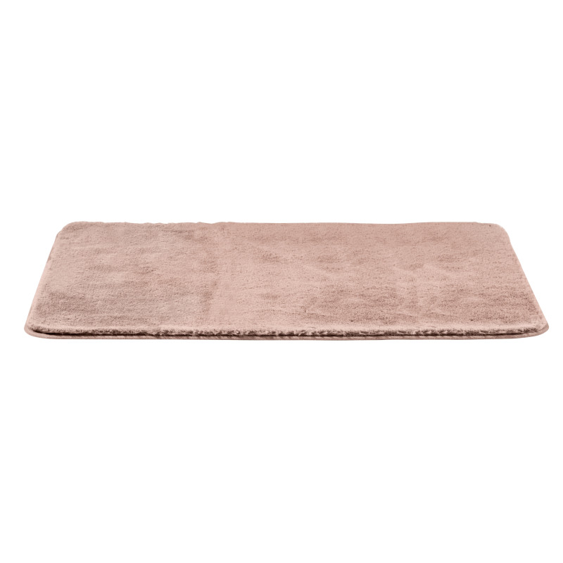 Tapis de salle de bain Saravan rose 80 x 50 cm WENKO Tapis de salle de bain Saravan rose 80 x 50 cm WENKO