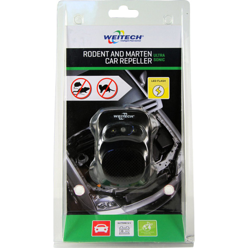 Répulsif à ultrasons anti-martre et fouine 12 V WEITECH
