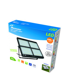 Projecteur extérieur LED FFL-2001 noir 200 W MEMOSTAR